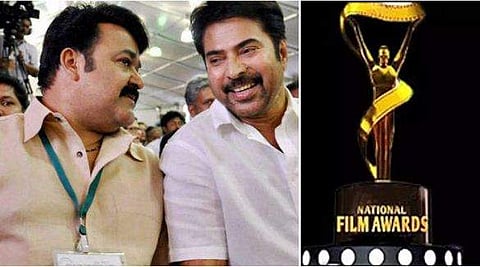 മമ്മൂട്ടിയും ലാലും മല്‍സരത്തില്‍ ? ; മലയാളത്തില്‍ നിന്നും 10 സിനിമകള്‍ അന്തിമപട്ടികയില്‍ ; ദേശീയ ചലച്ചിത്ര അവാര്‍ഡ് ജൂലൈയില്‍