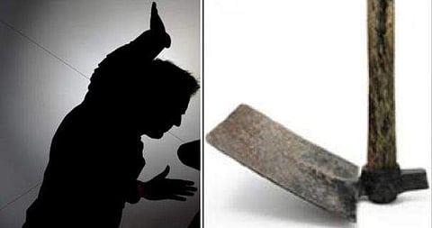 എല്ലാ വിഷയങ്ങള്‍ക്കും എ പ്ലസില്ല. മകനെ പിതാവ് മണ്‍വെട്ടി കൊണ്ട് അടിച്ചു