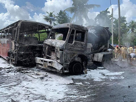 കൊട്ടാരക്കരയിലെ അപകടത്തിന് കാരണം ഡ്രൈവര്‍മാരുടെ അശ്രദ്ധയെന്ന് പ്രാഥമിക നിഗമനം