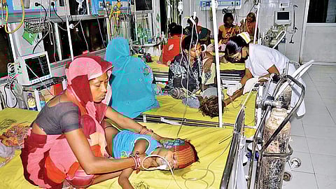 മരണം വിതച്ച് മസ്തിഷ്‌ക ജ്വരം ; ബീഹാറില്‍ മരിച്ച കുട്ടികളുടെ എണ്ണം 100 കവിഞ്ഞു