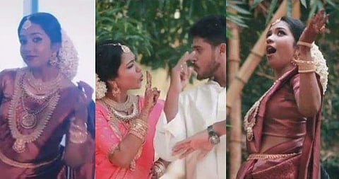 വിവാഹ വേഷത്തില്‍ റൗഡി ബേബി കളിച്ച് കല്യാണപ്പെണ്ണ്; കൂടെ ചുവടുവെച്ച് വരനും വീട്ടുകാരും; വൈറലായി കല്യാണ വീഡിയോ