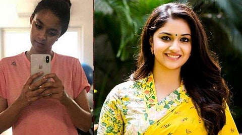 തീരെ മെലിഞ്ഞ്, മേക്കപ്പ് ഇല്ലാതെ കീര്‍ത്തി സുരേഷ്, എന്തുപറ്റിയെന്ന് ആരാധകര്‍; ഫോട്ടോ വൈറല്‍