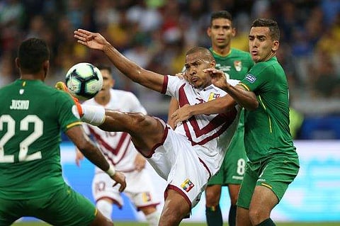 ഇരട്ട ​ഗോളുമായി മാച്ചിസ് ; കോപ്പയിൽ ബൊളീവിയയെ തകർത്ത് വെനസ്വേല ക്വാർട്ടറിൽ