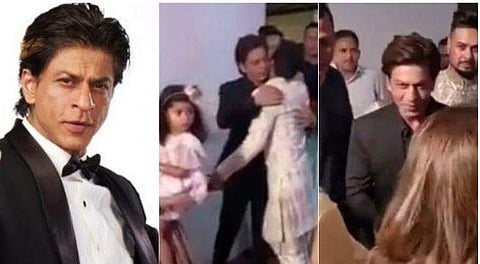 വിവാഹവേദിയിലേക്ക് അപ്രതീക്ഷിതമായി ഷാറൂഖ്, ഹെയര്‍സ്റ്റൈലിസ്റ്റിന് കിംഗ് ഖാന്റെ സര്‍പ്രൈസ്; വിഡിയോ വൈറല്‍ 