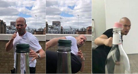 കുപ്പിയുടെ അടപ്പ് ഒറ്റ തൊഴിക്ക് പറപ്പിക്കണം; കടുകട്ടി ചലഞ്ചുമായി സൂപ്പര്‍താരം; ഏറ്റെടുത്ത് സോഷ്യല്‍ മീഡിയ