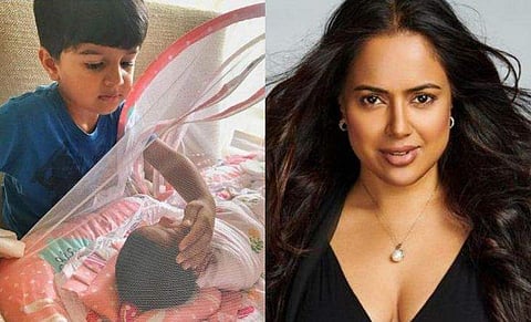 കുഞ്ഞനിയത്തിയെ കണ്‍നിറയെ കണ്ട് കുട്ടി ഹംസ്; സമീറയുടെ പൊന്നോമനകള്‍ 