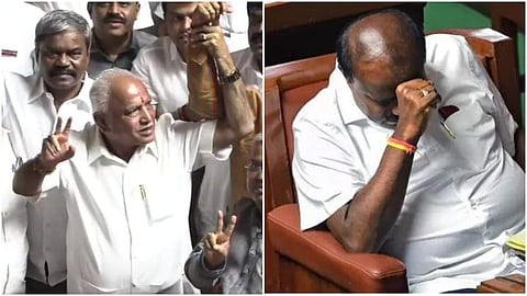 സഖ്യസര്‍ക്കാര്‍ വീണു; 'ജനാധിപത്യത്തിന്റെ വിജയം';സര്‍ക്കാര്‍ രൂപികരിക്കുമെന്ന് ബിജെപി