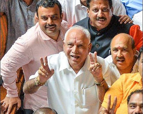 ബിജെപി നിയമസഭാ കക്ഷിയോ​ഗം ഇന്ന് ; സർക്കാർ രൂപീകരണത്തിന് യെദ്യൂരപ്പ