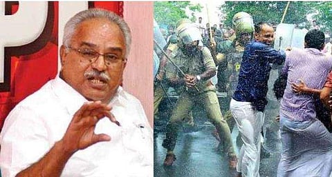 സിപിഐ മാര്‍ച്ചിലെ സംഘര്‍ഷം : ഡിഐജി ഓഫീസിലേക്ക് മാര്‍ച്ച് നടത്തിയത് പാര്‍ട്ടി അറിയാതെ ; ജില്ലാ സെക്രട്ടറിക്ക് വീഴ്ച പറ്റിയെന്ന് സംസ്ഥാന നേതൃത്വം