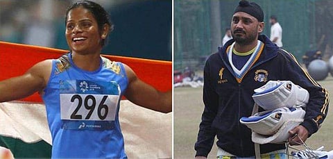 ഖേല്‍രത്‌ന, അര്‍ജുന പുരസ്‌കാരങ്ങള്‍; ഹര്‍ഭജന്‍ സിങിനേയും ദ്യുതി ചന്ദിനേയും പരിഗണിക്കില്ല; നാമ നിര്‍ദ്ദേശം തള്ളി