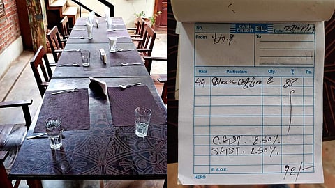 രണ്ട് കട്ടന്‍ ചായയ്ക്ക് 92 രൂപ; അമിത വിലയെ കുറിച്ച് ചോദിച്ചപ്പോള്‍ 'വരുന്നത് മാന്യന്മാരെന്ന്' മറുപടി, മോശം പെരുമാറ്റം; കുറിപ്പ് 