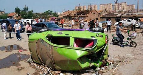 ചൈനയിൽ ശക്തമായ ചുഴലിക്കാറ്റ്: ആറ് മരണം, 190 പേർക്ക് പരിക്കേറ്റു