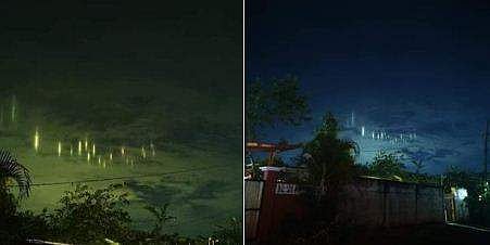 ആകാശത്ത് നൃത്തം ചെയ്യുന്ന തൂണുകള്‍; അത്ഭുത പ്രതിഭാസത്തിന് പിന്നില്‍ അദൃശ്യ ശക്തിയോ?, ചര്‍ച്ച 