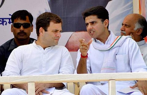 സച്ചിന്‍ പൈലറ്റ് രാഹുല്‍ ഗാന്ധിക്കൊപ്പം (ഫയല്‍)