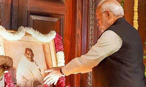 ഗാന്ധി ജയന്തിയില്‍ ബിജെപി എംപിമാര്‍ 150 കിലോമീറ്റര്‍ പദയാത്ര നടത്തണം; ആഹ്വാനവുമായി മോദി