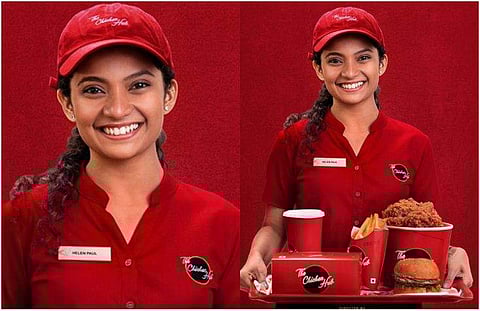 ബേബിമോളല്ല ഇനി 'ഹെലൻ'; വിനീത് ചിത്രത്തിൽ നായികയായി അന്ന ബെൻ, ഫസ്റ്റ് ലുക്ക് 