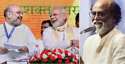 'അമിത് ഷായും മോദിയും കൃഷ്ണനേയും അര്‍ജുനനേയും പോലെ'; രജനീകാന്ത് (വീഡിയോ)