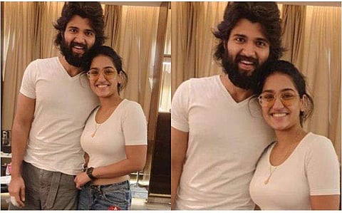 സാനിയയെ ചേർത്തുപിടിച്ച് ‌വിജയ് ദേവരകൊണ്ട; വൈറലായി ചിത്രം 