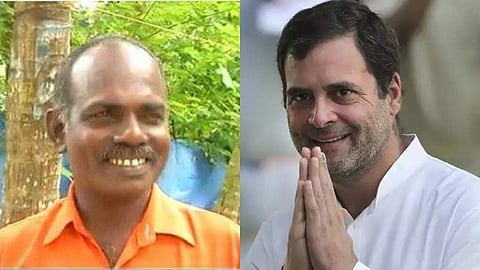 'അകാരണമായി ആക്രമിക്കപ്പെടുമ്പോള്‍ ഓമനക്കുട്ടനും രാഹുല്‍ ഗാന്ധിക്കും ഒരേ വേദന, ഇരട്ടത്താപ്പ്'; കുറിപ്പ് 