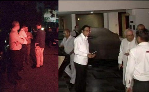 മതിൽ ചാടിക്കടന്ന് സിബിഐ; ചിദംബരത്തിന്റെ വസതിയിൽ നാടകീയ രം​ഗങ്ങൾ (വിഡിയോ) 