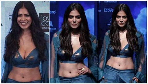 ബ്രാലെറ്റും പലാസ്സോയും ധരിച്ച് ഗ്ലാമറാസായി മാളവിക; ലാക്‌മേ ഫാഷന്‍ വീക്കിൽ തിളങ്ങി നടി (വിഡിയോ)