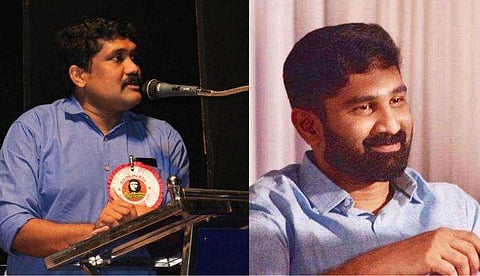 'വര്‍ഗീയ മുന്നണിയുടെ കണ്‍വീനര്‍ തട്ടിപ്പുകേസില്‍ അകത്താകുമ്പോള്‍ രക്ഷിക്കാനായി ഓടിയെത്തുന്ന വലിയ മഹാരാജാവിനെതിരെ ഒളിയമ്പെയ്യാനെങ്കിലും റഹീം ധൈര്യം കാണിച്ചതില്‍ അഭിനന്ദനം'