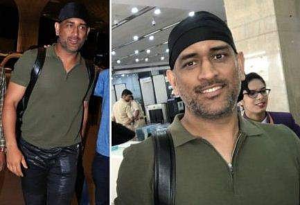 ബന്ധാനയണിഞ്ഞ് പുതിയ ലുക്കില്‍ ധോനി; ഏറ്റെടുത്ത് ആരാധകര്‍ (വീഡിയോ)