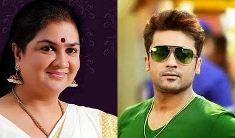 സൂര്യയുടെ പുതിയ തമിഴ് ചിത്രത്തില്‍ നടി ഉര്‍വശിയും