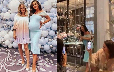 ആണ്‍കുഞ്ഞ് തന്നെ, ഉറപ്പിച്ച് എമി ജാക്‌സണ്‍; ആരാധകർക്കായി ആഘോഷ വിഡിയോ 