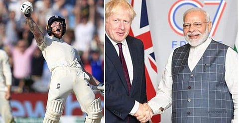 ആ ജയം യുകെ പ്രധാനമന്ത്രിയെ അറിയിച്ചത് മോദി, ജി7 ഉച്ചകോടിയിലും ചര്‍ച്ചയായി സ്‌റ്റോക്ക്‌സിന്റെ ഹീറോയിസം