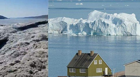 ഉരുകി ഒലിച്ച് കുത്തിയൊഴുകി ഗ്രീന്‍ലാന്‍ഡ്;  മണിക്കൂറില്‍ ഇല്ലാതായത് പത്ത് ബില്യണ്‍ ടണ്‍ മഞ്ഞ്; ഞെട്ടിപ്പിക്കുന്ന വിഡിയോ