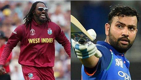 ഗെയ്‌ലും രോഹിതും ; വ്യത്യസ്ത ശൈലികള്‍ക്കിടയിലെ സാമ്യം ; ചിത്രം വൈറല്‍