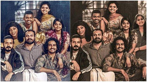 'ഇപ്പോഴാണ് കോളം തികഞ്ഞത്'; കുമ്പളങ്ങി ​ഗ്രൂപ്പ് ഫോട്ടോയിൽ പുതിയ അതിഥി കൂടി, വൈറലായി ചിത്രം 