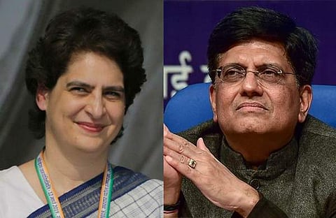 പന്തില്‍ ശ്രദ്ധിക്കണം, അല്ലെങ്കില്‍ ഗ്രാവിറ്റിയെയും ഊബറിനെയും ഒക്കെ കുറ്റം പറയേണ്ടിവരും; പീയൂഷ് ഗോയലിനെ പരിഹസിച്ച് പ്രിയങ്ക