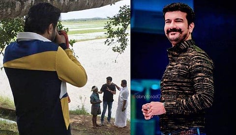 ഞങ്ങള്‍ അറിയാതെ ഫോട്ടോ എടുക്കുന്ന മമ്മൂട്ടി; 'ഗാനഗന്ധര്‍വന്‍' മൊമന്റ് പങ്കുവെച്ച് പിഷാരടി