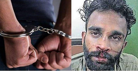 പൊലീസിനെ ഭയന്നോടി മതിലിൽ കയറി ; മതിലിടിഞ്ഞു വീണ് പ്രതി പിടിയിൽ