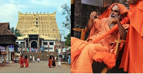 പൂജയ്‌ക്കെത്തിയപ്പോള്‍ കണ്ടത് സാളഗ്രാമങ്ങള്‍ക്ക് പകരം ചെടിച്ചട്ടികള്‍ ; പിന്നില്‍ സേവാഭാരതിയെന്ന് സ്വാമിയാര്‍  