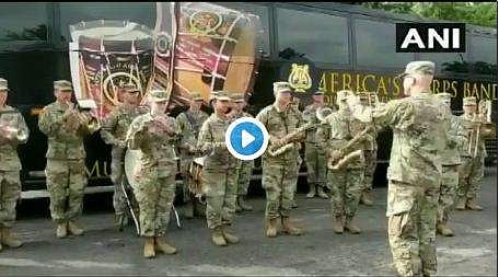 ജനഗണമന പാടി അമേരിക്കന്‍ സൈനികര്‍; വിഡിയോ വൈറല്‍