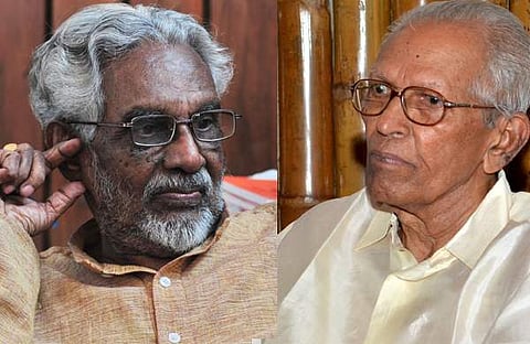 പുതുശ്ശേരിയുടെ ആത്മകഥയ്ക്ക് പുരസ്‌കാരം നല്‍കാന്‍ സമ്മര്‍ദം?; എംകെ സാനു രാജിവച്ചു, വയലാര്‍ അവാര്‍ഡ് നിര്‍ണയം വിവാദത്തില്‍