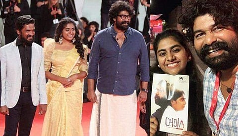 'കംപ്ലീറ്റ് സായിപ്പുമാരും നമ്മുടെ മലയാളം പടം കാണാന്‍ വന്നിരിക്കുവല്ലേ'; വെനീസില്‍ മുണ്ടുടുത്ത് മാസ് ലുക്കില്‍ ജോജു; വിഡിയോ