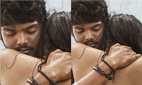 അര്‍ധനഗ്നയായ നായികയെ ചേർത്തുപിടിച്ച് നായകൻ; 'റൊമാന്റിക് ' വിവാദമാകുന്നു