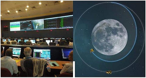 ര​ണ്ടാം​ ഭ്ര​മ​ണ​പ​ഥം താ​ഴ്ത്ത​ലും വി​ജ​യ​ക​രം; ലക്ഷ്യത്തിലേക്ക് അടുത്ത് ചന്ദ്രയാന്‍- 2  