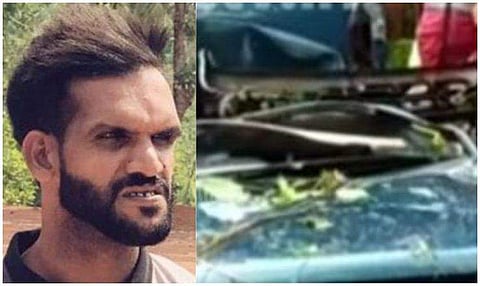 ഓ​ടി​ക്കൊ​ണ്ടി​രു​ന്ന കാ​റി​നു മു​ക​ളി​ൽ മ​രം ക​ട​പു​ഴ​കി വീ​ണു; യുവാവിന് ദാരുണാന്ത്യം, സുഹൃത്ത് ​ഗുരുതരാവസ്ഥയിൽ 