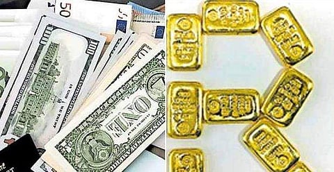 നെടുമ്പാശേരി വിമാനത്താവളത്തിൽ 90 ലക്ഷത്തിന്റെ സ്വർണവും വിദേശ കറൻസിയും പിടികൂടി; രണ്ട് പേർ കസ്റ്റഡിയിൽ