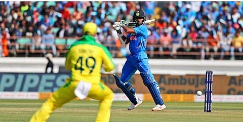 അര്‍ഹിച്ച സെഞ്ചുറിക്ക് മുന്‍പില്‍ വീണ് ധവാന്‍, രാജ്‌കോട്ടില്‍ ഇന്ത്യ മികച്ച നിലയില്‍ 