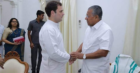 പ്രതിപക്ഷം ബഹിഷ്‌കരിച്ച ലോക കേരളസഭയെ പ്രശംസിച്ച് രാഹുല്‍; നന്ദി അറിയിച്ച് മുഖ്യമന്ത്രി