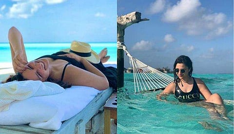 കടലിന് നടുവില്‍ ഊഞ്ഞാലാടി പരിണിതി; മാലിദ്വീപ് വെക്കേഷന്‍ ചിത്രങ്ങള്‍ വൈറല്‍