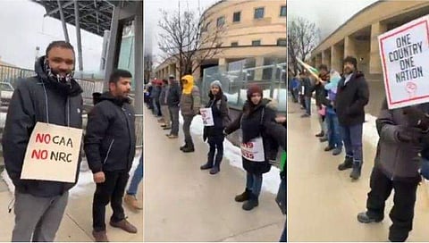 കനത്ത മഞ്ഞിലും തുണ കേരളത്തിന്; മനുഷ്യ മഹാശൃംഖലയ്ക്ക് ഐക്യദാർഢ്യവുമായി കനേഡിയൻ മലയാളികൾ (വി‍ഡിയോ)