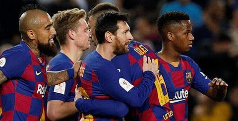 സ്പാനിഷ് ചരിത്രത്തില്‍ 500 ജയങ്ങള്‍ തൊടുന്ന ആദ്യ താരം; ലെനഗസിനെ 5-0ന് തകര്‍ത്ത് നേട്ടം ആഘോഷിച്ച് മെസി 