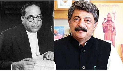 ഭരണഘടനയുടെ കരട് തയ്യാറാക്കിയത് അംബേദ്കറല്ല, ഒരു ബ്രാഹ്മണന്‍ ; നൊബേല്‍ നേടിയ എട്ട് ഇന്ത്യാക്കാരും ബ്രാഹ്മണരെന്ന് ഗുജറാത്ത് സ്പീക്കര്‍